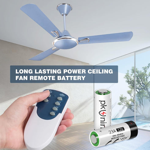 PKUNIN 23A 12 10 Pack Volt Battery Alkaline Ceiling Fan Remotes Batteries, Garage Door Openers Battery
