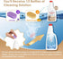 ZORAST 12 S8&S7 Floor Cleaning Solution, PCS Vacuum Mop Cleaning Solution Tablet Refil, Lavender & Sweet Orange Scent
