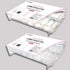 VIVACE 2PACK Natural/Clear Long Stiletto Artificial Fake Gel Nail Tips (Total 1000 Tips) 10 Sizes for Nail Salon Nail