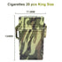 Waterproof Cigarette Case Multipurpose Waterproof Cigarette Holder for Whole Package 20pcs 85mm Cigarettes King Size for Outdoor