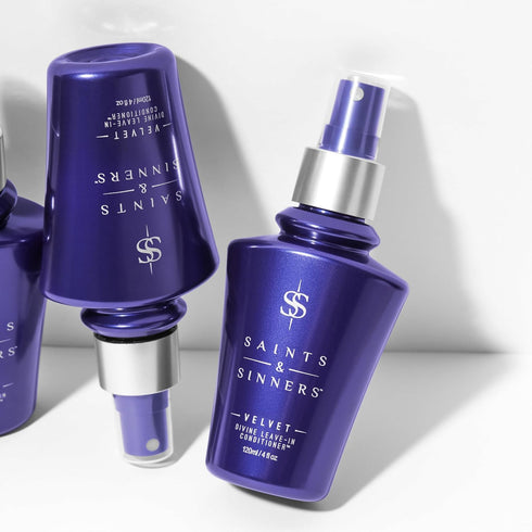 Saints & Sinners Velvet Divine Leave-In Moisturizing Conditioner Hair Detangler Spray for All Types