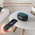 ANJANK Alarm Clock White Noise Sound Machine with Bluetooth Speaker, 21 Sounds, 7 Night Lights, Small Design
