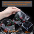 480 PCS Clear Resealable Cellophane Bags, 2 Sizes, 180 PCS 3.5×5 Inches, 300 PCS 4×6 Inches for Bakery, Snacks, and More