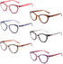 IVNUOYI 6 Pack Blue Light Blocking Reading Glasses, Fashion Ladies Readers with Spring Hinges