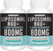 Liposomal NAD+ 800 mg with Trans-Resveratrol 300 mg, Max Absorption Supplement for Healthy Aging - 120 Softgels