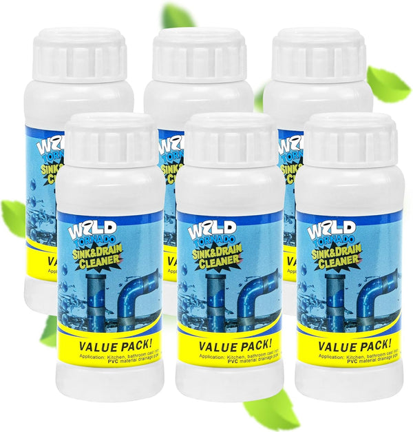 Drain Cleaner Powder, Wild Tornado Sink and Drain Cleaner Powerful Pipeline Dredging