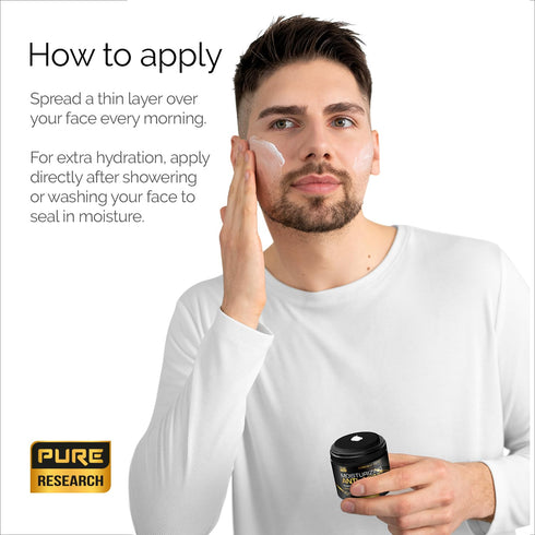Men's Face Cream Moisturizer, Anti-Aging Cream with Collagen, Retinol & Hyaluronic Acid for Day & Night Skin Care