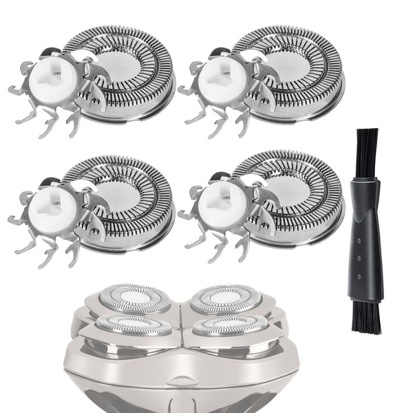 Shaver Replacement Blades, Compatible with Skull Shaver Pitbull Gold, Men's Electric Shaver Replacement Heads, 4 Count
