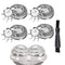 Shaver Replacement Blades, Compatible with Skull Shaver Pitbull Gold, Men's Electric Shaver Replacement Heads, 4 Count