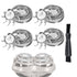 Shaver Replacement Blades, Compatible with Skull Shaver Pitbull Gold, Men's Electric Shaver Replacement Heads, 4 Count