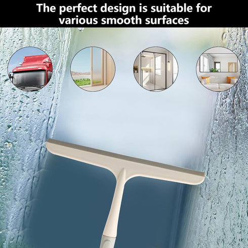 MUZHUPGUZ 3 Countertop 3 Pcs Shower Squeegee for Glass Doors, Car Window Squeegee, Streak-Free Mirror Cleaner Tool