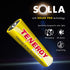 Tenergy Solla Rechargeable NiMH AA Battery - 1000mAh Solar Batteries for Solar Garden Lights, 12 Pack