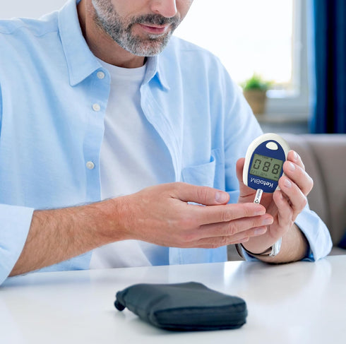 Complete Blood Ketone Meter Kit for Keto Diet Testing - Monitor, Strips, Lancing Device & Lancets