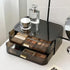 Stackable Cosmetics Organizer Drawers, Black Makeup Storage for Bathroom Vanity, Ideal for Desk and Dresser Countertops
