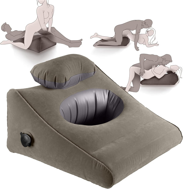 Sex Toys Adult Toys, Sex Pillow Position Cushion Triangle Inflatable Position Pillow,