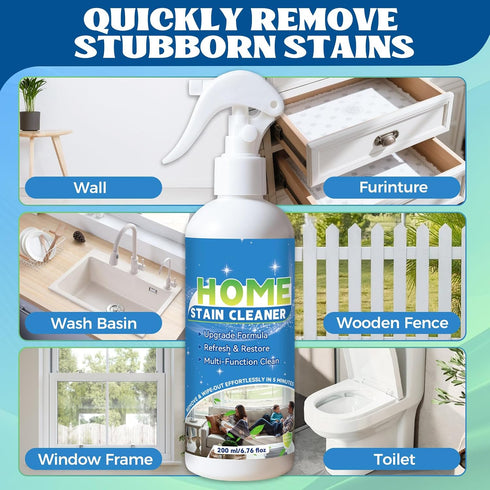 Multipurpose Wall Cleaner Spray Mold Stain Cleaner for Home Surfaces Bathrooms, Kitchens, Showers, Basements & Outdoor