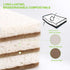 Natural Dish Sponges 16 Pack - Biodegradable Kitchen Compostable Cellulose Coconut Scrubber, No Scratch