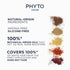 PHYTO Phytocolor Permanent Hair Color, 100% Grey Hair Coverage, Ammonia-free, PPD-free, Resorcin-free, 0.42 oz