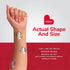 BioSwiss 24 Count Unicorn Shaped Self Adhesive Bandages - Fun First Aid Kit for Kids