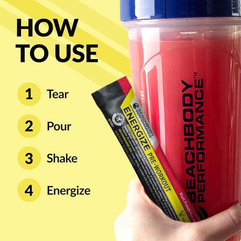BODi Energize Pre Workout Powder, Beta-Alanine, Quercetin & Low-Dose Caffeine Formula for Enhanced Energy & Focus,
