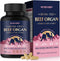 Beef Organ Supplement for Women, Beef Liver, Kidney, Heart & Uterus Tissue,