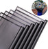 VOWOVOSDAY 20 Pcs Black Border Flower Wrapping Paper, Waterproof 23x23 Inch for DIY Crafts and Gift Packaging