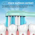 Aoremon Replacement Brush Heads for ExpertClean, ProtectiveClean 4100 5100 6100, 6 Pack, Black