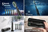 Paradise Bliss Quality 8 5 IPX7 Electric Toothbrush for Adults with Replacement Brush Heads, SunnyNest Rechargeable
