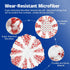 3 Pack Mop Heads Replacement for O-Ceda Easy Wring Spin Mop, Microfiber Refills for Deep Cleaning
