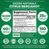 Zazzee Extra Strength Citrus Bergamot 25:1 Extract, 1200 mg, 40% Polyphenolic Flavanones, 150 Vegan Capsules, 30,000 mg
