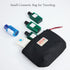 Rough Enough Small Tech Organizer Travel Case - Cable Storage Bag for Electronics & Cords, Black