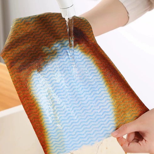 KLEENDOL200 2 Sheet Disposable Cleaning Cloths Disposable Dish Cloths Paper Towels Reusable Household Cleaning Towel