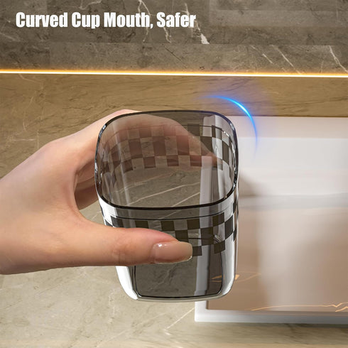 Travel Toothbrush Cup, Portable Holder with Cover for Bathroom, School, Business Trip
