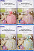GIANT WRAP BAG: Large Baby Shower Present Plastic Sack, 36 x 44 Inch, Style Vary