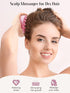 HEETA Scalp Massager 2 Pack Pink & Green Soft Silicone Bristles for Hair Growth and Dandruff Relief