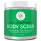 Pure Body Naturals Exfoliating Body Scrub, 12 Ounce with Hydrating Coconut Milk and Detoxifying Dead Sea Salt