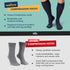 Wellow Knee High Compression Socks for Men & Women |Made with Viscose from Bamboo | Nurses & Pregnancy Support |