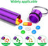 Small Portable Pill Case with Keychain, 10 Pack Waterproof Aluminum Organizer for Outdoor Camping Travel