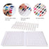 Noverlife Professional 216 Nail Colors Chart, White Nail Gel Polish Display Book for Nail Art Salon