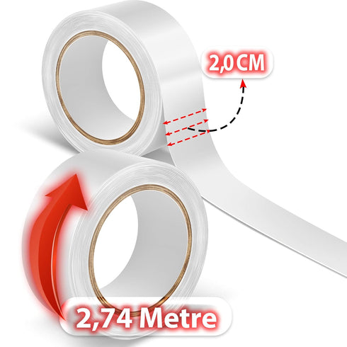 Walker Tape Ultra Hold Hair Tape, 3/4" x 3 Yards