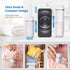 Water Flosser Cordless for Teeth, PONYFREE Mini Portable Oral Irrigator with 9 Pressure Modes, IPX7 Waterproof