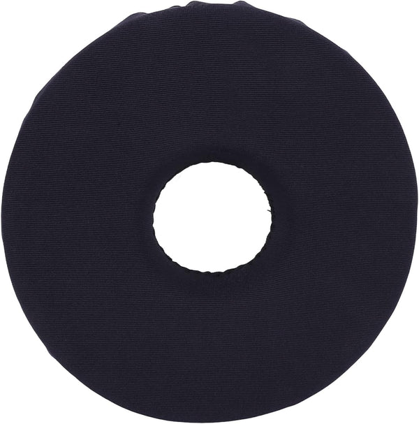 Sitting Cushion, Black Circular Shaped Wheelchair Nursing Bed Sore Pad for Pain Relief, Easy Cleaning Donut Pillow for