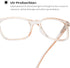 Readerest Blue Light Blocking Glasses, Thin Reflective Lens, Anti-Glare Eyeglasses