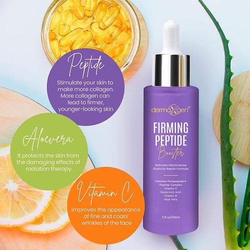 Peptide Complex Serum + MATRIXYL 3000 ORGANIC HYALURONIC - Triple Combination Anti Aging Serum for Skin