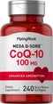 Piping Rock CoQ10 100mg - 240 Softgels, Enhanced Absorption Supplement, Non-GMO, Gluten Free