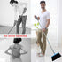 Broom and Dustpan Set for Home 2024, Indoor Broom with Long Handle, Angle Broom for Kids, Pet Hair, Kitchen