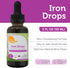 Zahler's Iron Drops, Liquid Iron Concentrate, Gentle and Non-Constipating Iron Formula, 2 Fl OZ