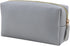 Leather Makeup Bag for Purse Travel, Portable Small Cosmetic Organizer for Women with Zipper