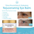 USDA Organic Eye Moisturizer Cream, Rejuvenating Age Defying Balm with Jojoba Oil and Argan Oil for Sensitive Skin