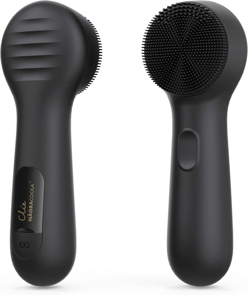 Silicone Face Scrubber, NågraCoola CLIE 2.0 Facial Cleansing Brush, Waterproof Electric Exfoliator for Women & Men -